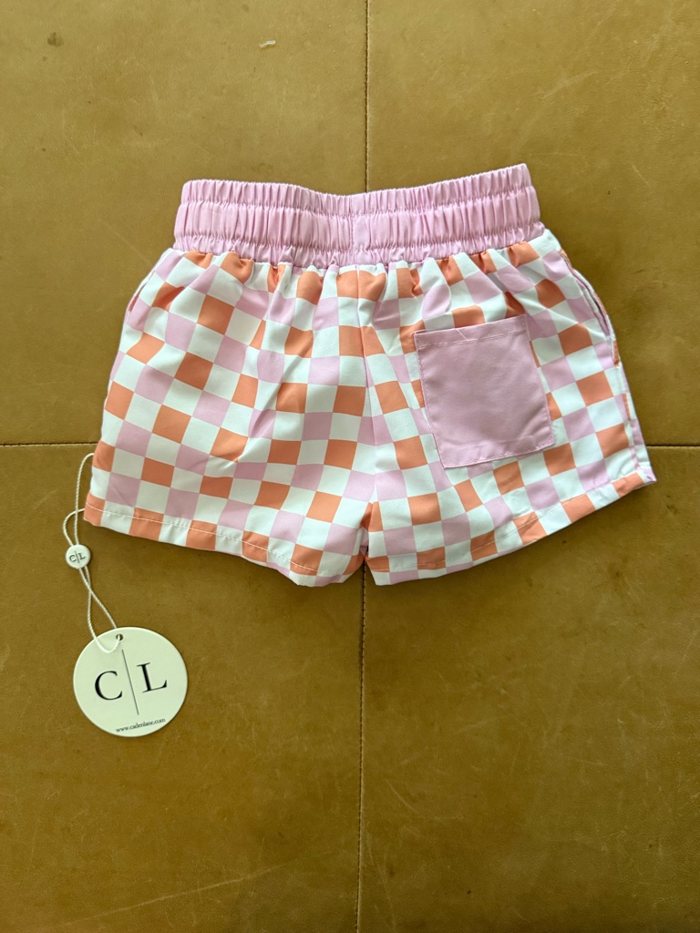 Caden Lane Check Me Out Swim Trunks 3-6m Nwt — image 3 of 4